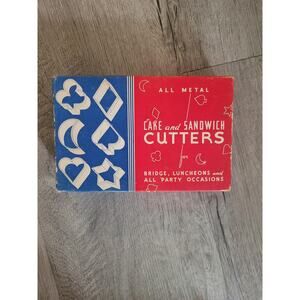 Vintage All Metal Cake and Sandwich Cutters